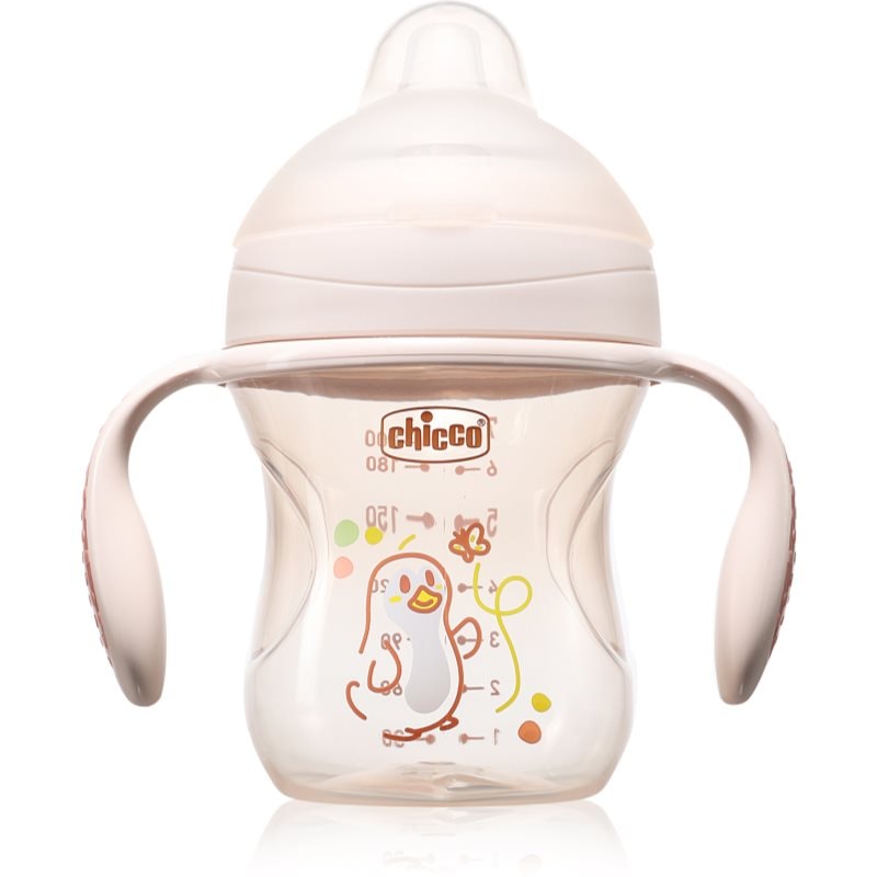 Chicco Transition Cup 4m+ преходна чаша с дръжки Pink - За деца - Сравни цени от 1 магазин с безплатна доставка