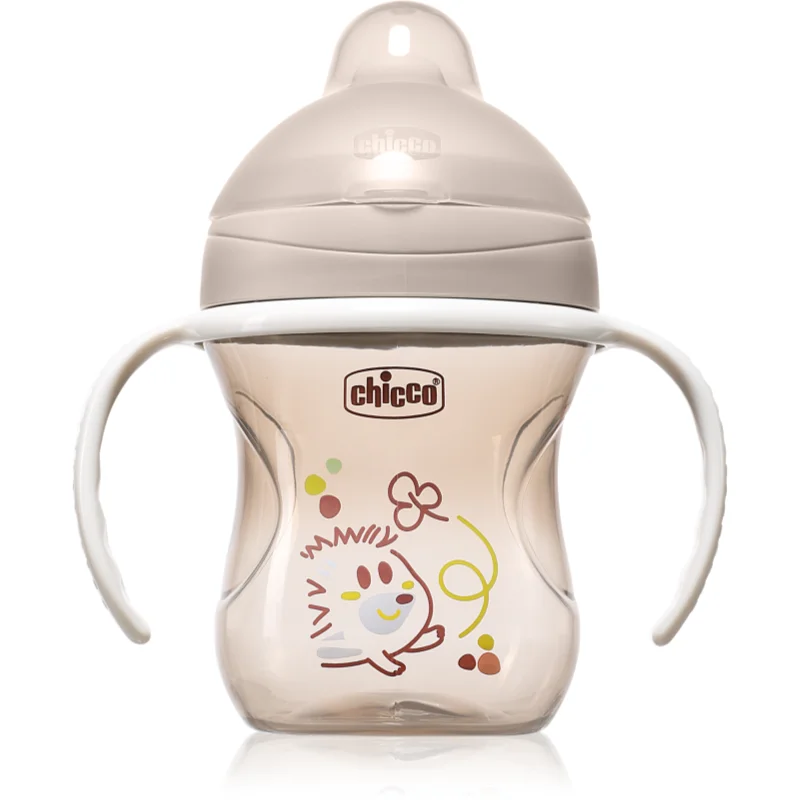 Chicco Training Cup 6m+ преходна чаша с дръжки Grey - За деца - Сравни цени от 1 магазин с безплатна доставка
