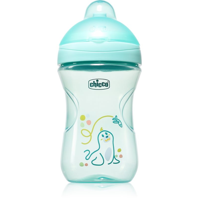 Chicco Advanced Cup 12m+ преходна чаша със сламка Teal - За деца - Сравни цени от 1 магазин с безплатна доставка