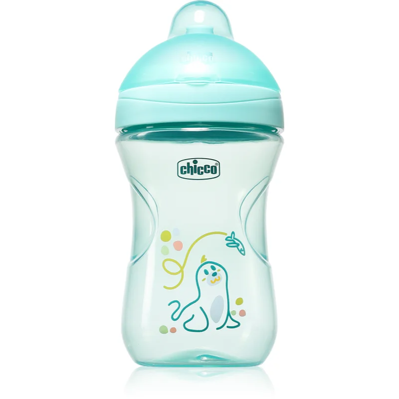 Chicco Advanced Cup 12m+ преходна чаша със сламка Teal - За деца - Сравни цени от 1 магазин с безплатна доставка
