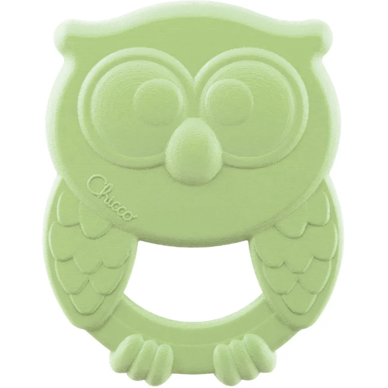 Chicco Eco+ Owly Teether гризалка Green 3 m+ - За деца - Сравни цени от 1 магазин с безплатна доставка