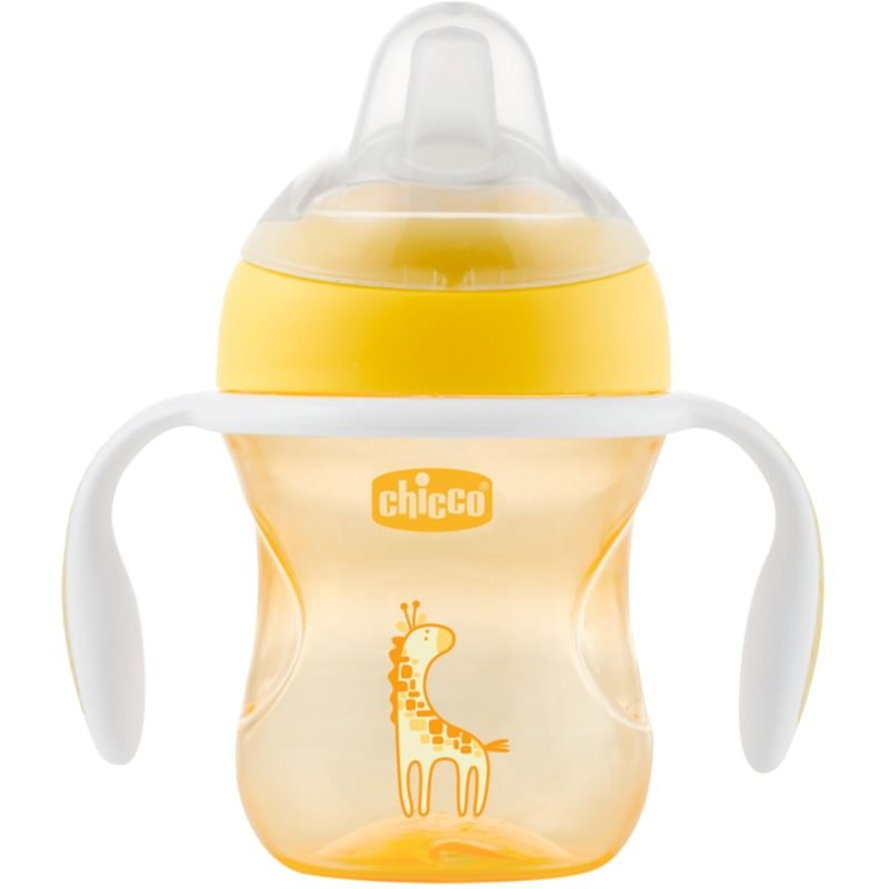 Chicco Transition Cup Yellow чаша с дръжки 4 m+ - За деца - Сравни цени от 1 магазин с безплатна доставка