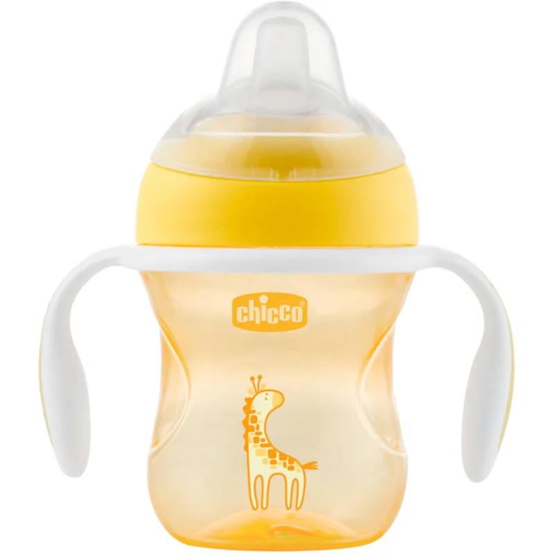 Chicco Transition Cup Yellow чаша с дръжки 4 m+ - За деца - Сравни цени от 1 магазин с безплатна доставка