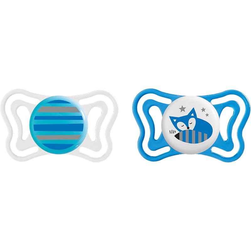 Chicco Physio Light 6-16m биберон Boy-Strips/Fox - За деца - Сравни цени от 1 магазин с безплатна доставка