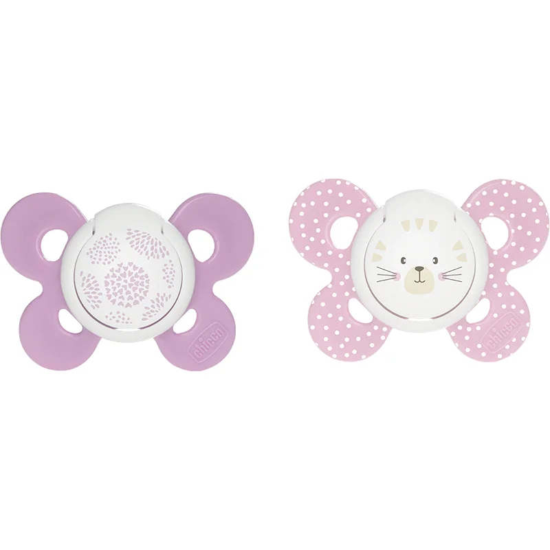 Chicco Physio Comfort 6-16m биберон Girl - Dots/Cat - За деца - Сравни цени от 1 магазин с безплатна доставка