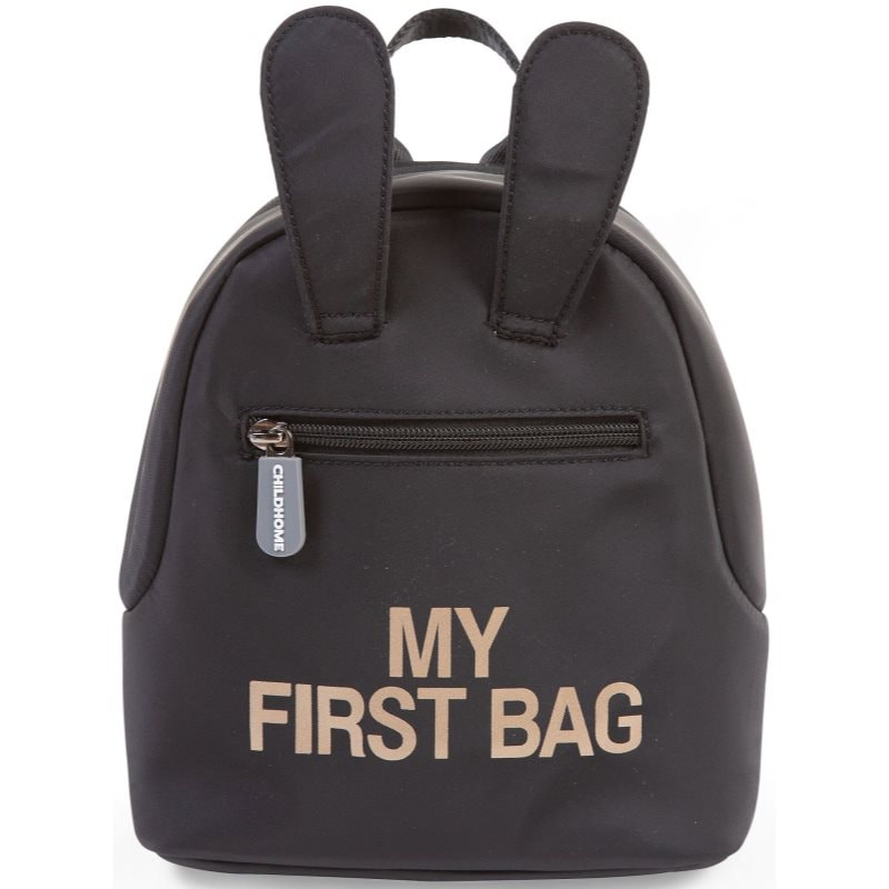 Childhome My First Bag Black детска раница 20x8x24 cm - За деца - Сравни цени от 1 магазин с безплатна доставка