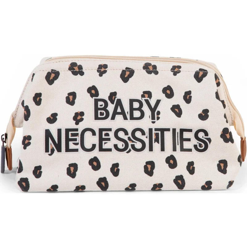 Childhome Baby Necessities Canvas Leopard тоалетна чантичка - За деца - Сравни цени от 1 магазин с безплатна доставка