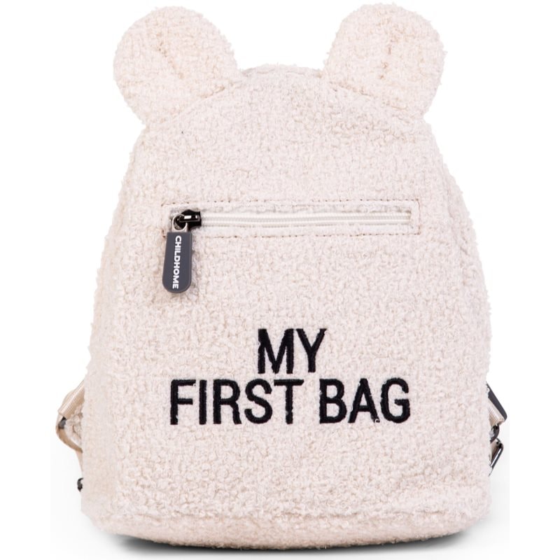 Childhome My First Bag Teddy Off White детска раница 20x8x24 cm - За деца - Сравни цени от 1 магазин с безплатна доставка