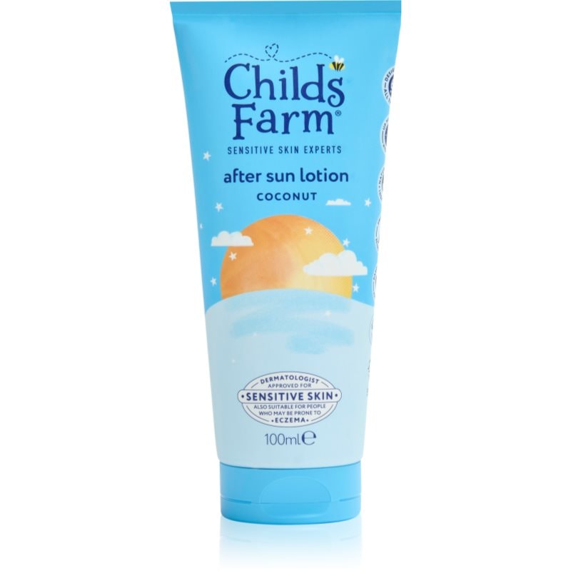 Childs Farm Childs Farm Suncare Aftersun мляко след загар Organic Coconut Oil and Aloe Vera - Унисекс парфюм 100мл - Сравни цени от 1 магазин с безплатна доставка