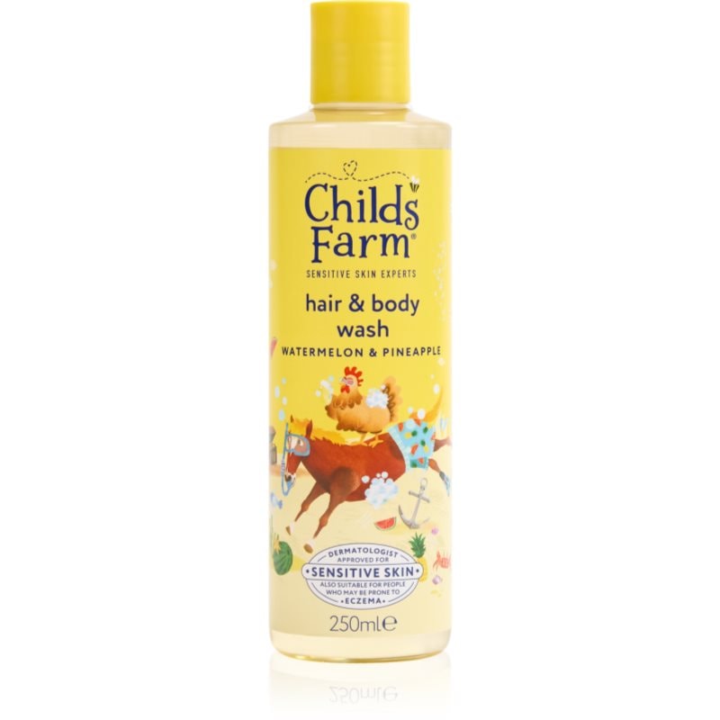 Childs Farm Hair & Body Wash измиваща емулсия за тяло и коса за деца Watermelon & Pineapple - Грижа за коса - Сравни цени от 1 магазин с безплатна доставка