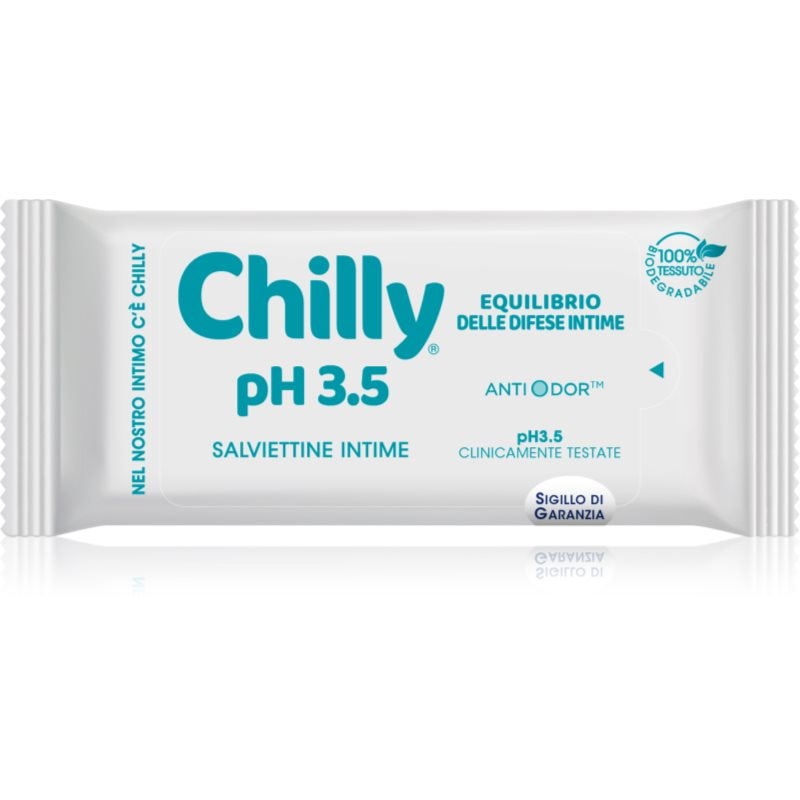 Chilly Chilly pH 3.5 кърпички за интимна хигиена - Унисекс парфюм 12мл - Сравни цени от 1 магазин с безплатна доставка