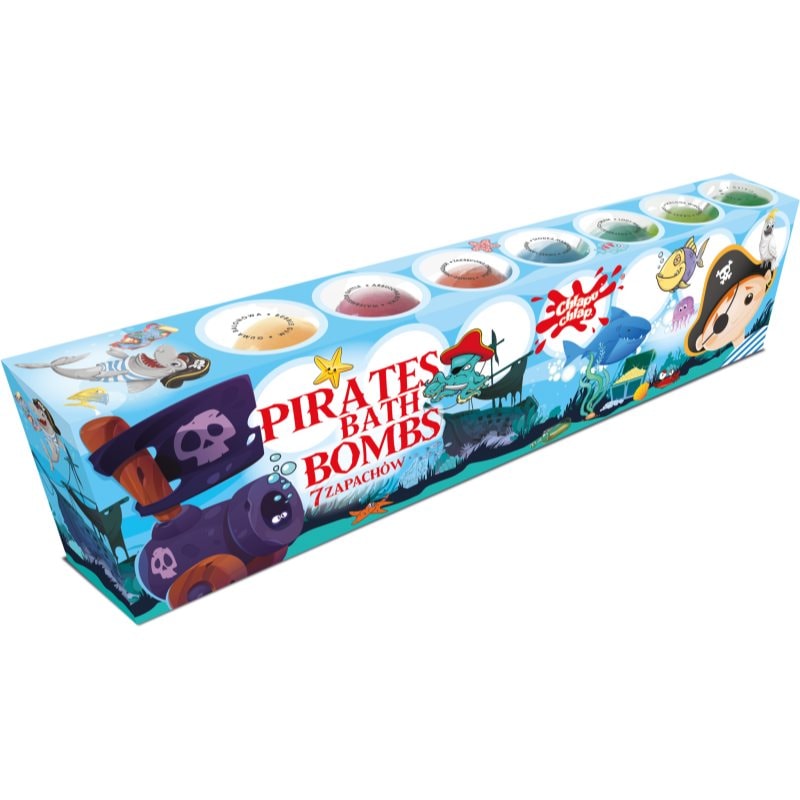 Chlapu Chlap Pirates бластър за вана за деца 7x50 гр. - За деца - Сравни цени от 1 магазин с безплатна доставка