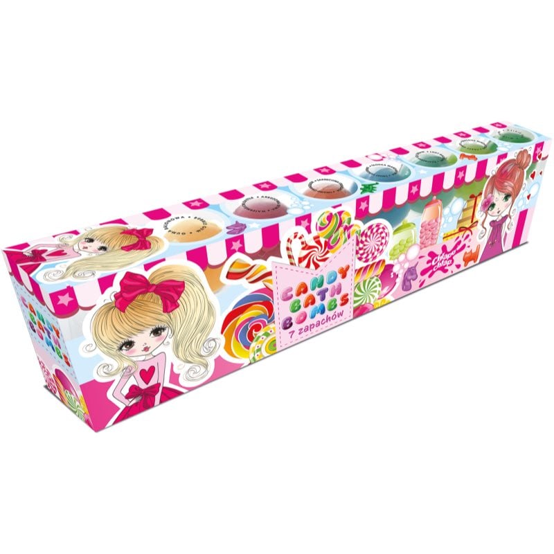 Chlapu Chlap Candy Shop бластър за вана за деца 7x50 гр.