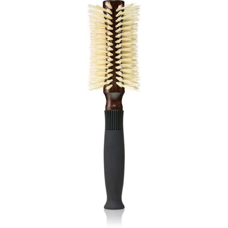 Christophe Robin Pre-Curved Blowdry Hairbrush кръгла четка за коса с косми от глиган