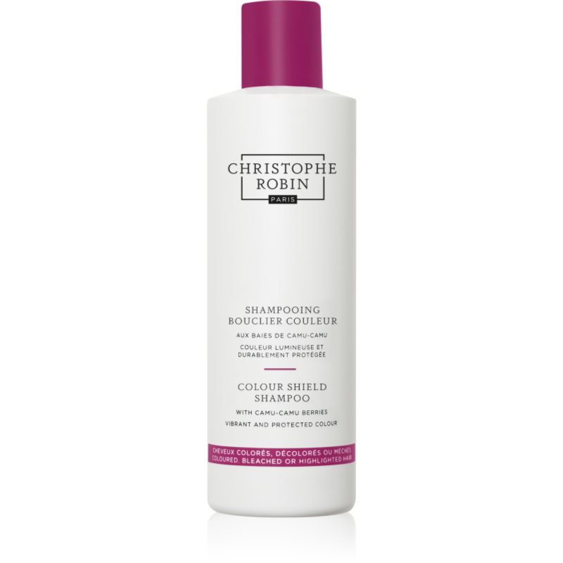 Christophe Robin Christophe Robin Color Shield Shampoo with Camu-Camu Berries подхранващ шампоан за ядисана коса и коса с кичури - Унисекс парфюм 250мл - Сравни цени от 1 магазин с безплатна доставка