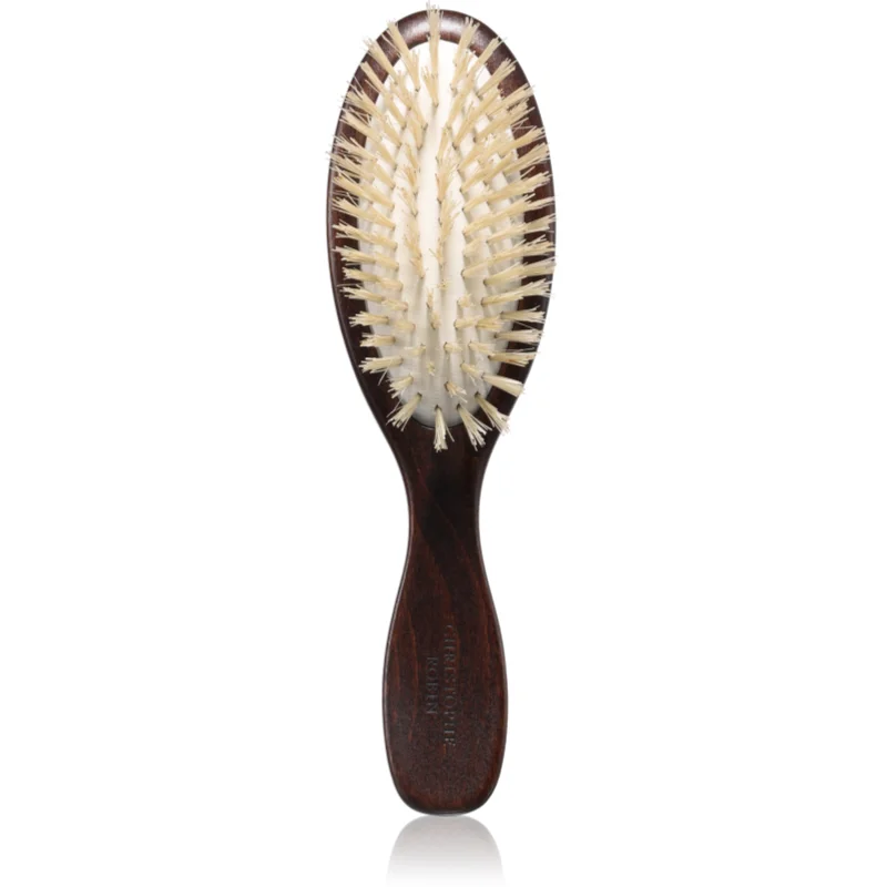 Christophe Robin Travel Hairbrush дървена четка за коса с косми от глиган - Грижа за коса - Сравни цени от 1 магазин с безплатна доставка