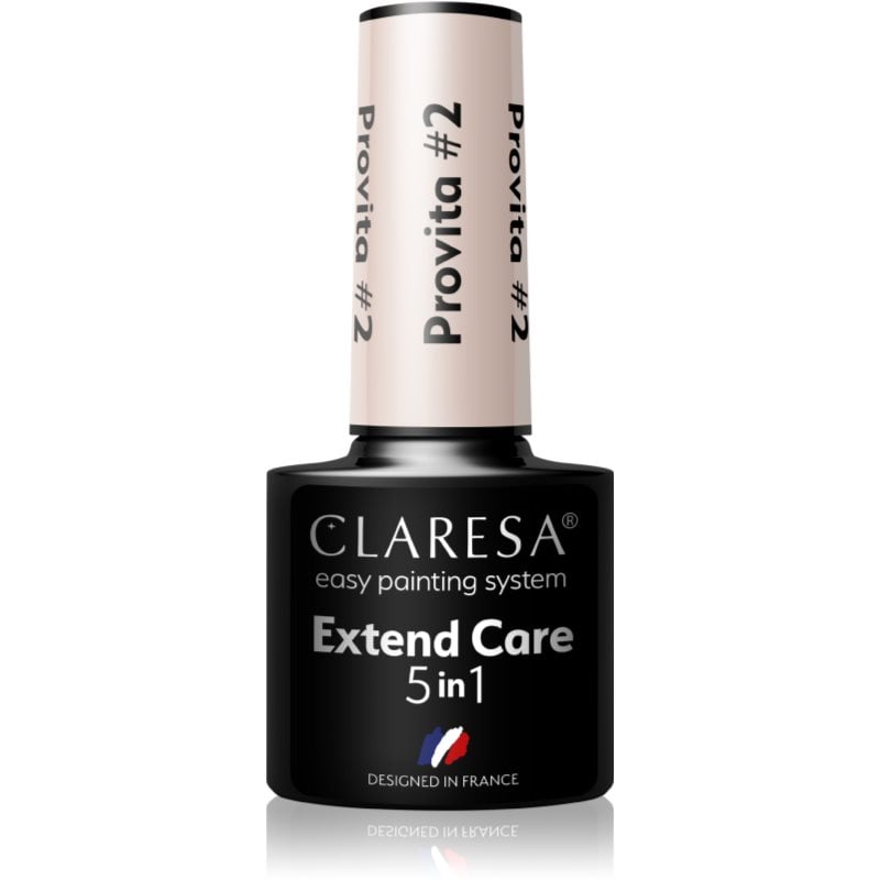 Claresa Extend Care 5 in 1 Provita основен лак за нокти с гел с регенериращ ефект