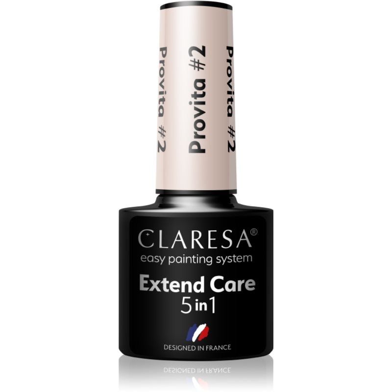 Claresa Extend Care 5 in 1 Provita основен лак за нокти с гел с регенериращ ефект - Грим - Сравни цени от 1 магазин с безплатна доставка