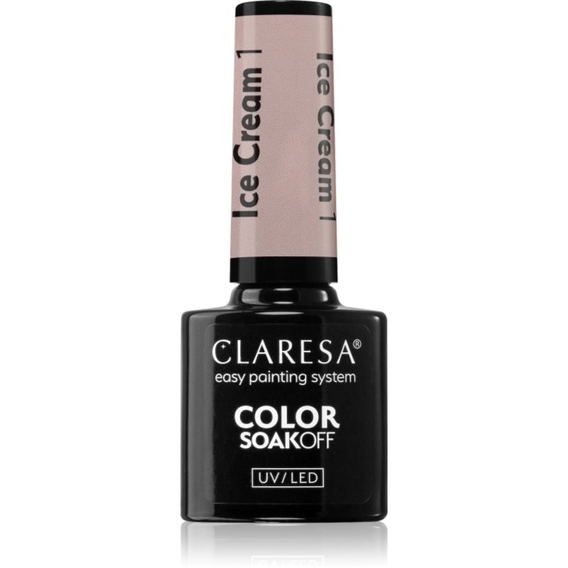 Claresa Claresa SoakOff UV/LED Color Ice Cream гел лак за нокти - Унисекс парфюм 5мл - Сравни цени от 1 магазин с безплатна доставка