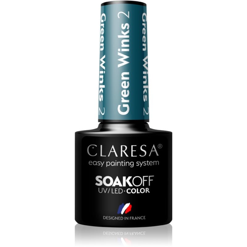Claresa SoakOff UV/LED Color Green Winks гел лак за нокти