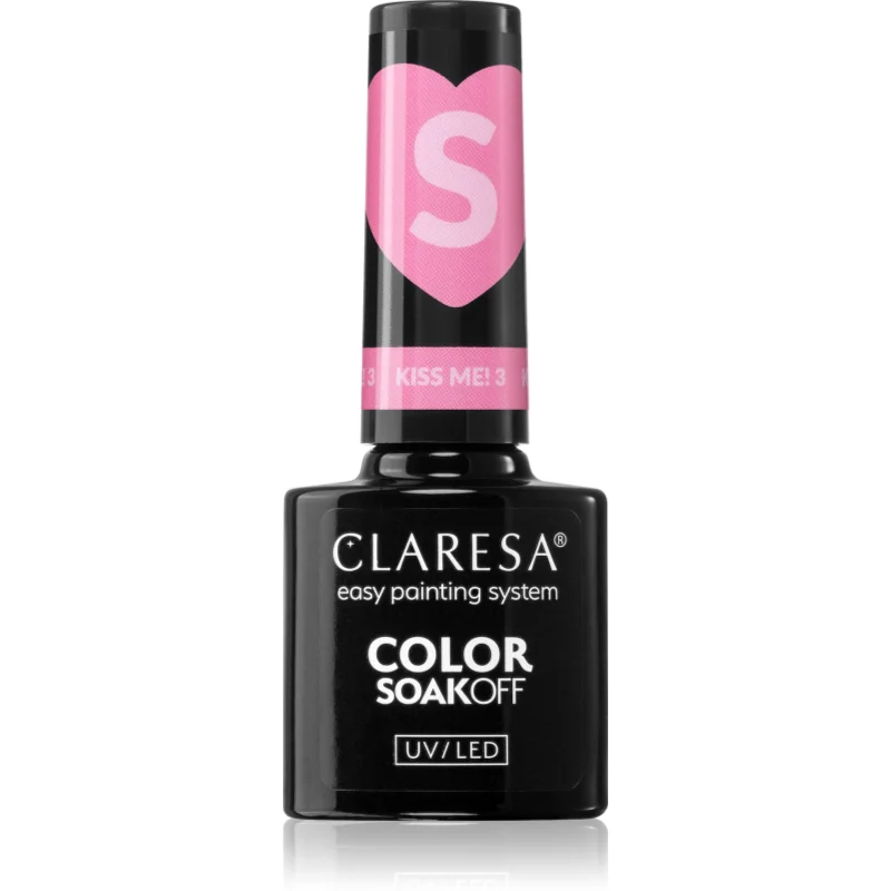 Claresa SoakOff UV/LED Color Kiss Me гел лак за нокти - Грим - Сравни цени от 1 магазин с безплатна доставка