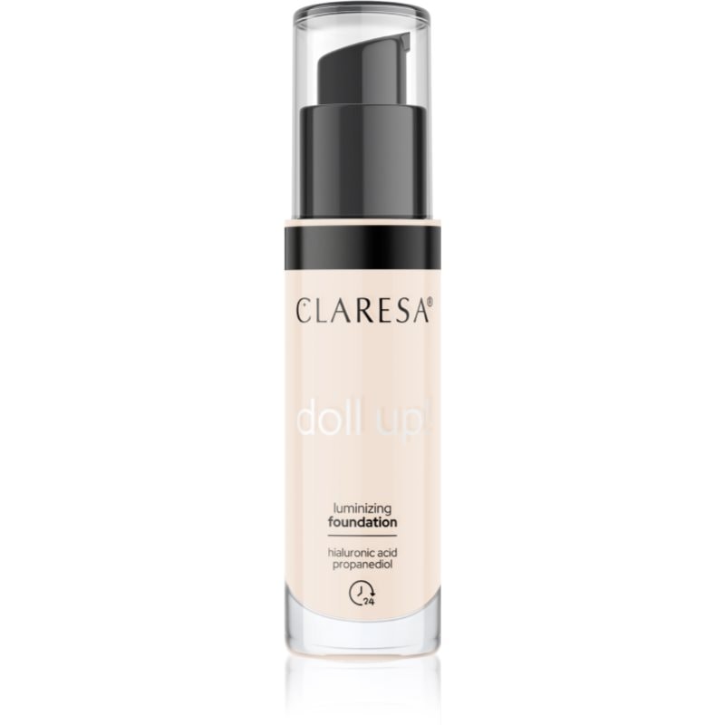 Claresa Doll Up! озаряващ фон дьо тен за естествен вид - Грим - Сравни цени от 1 магазин с безплатна доставка