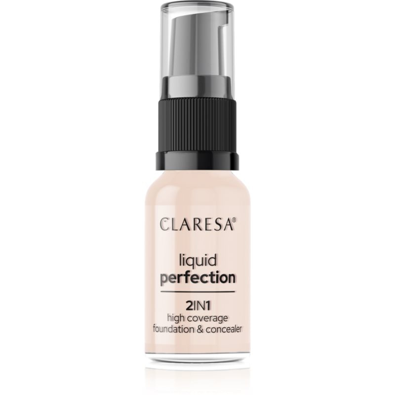 Claresa Liquid Perfection 2in1 високо покривен фон дьо тен - Грим - Сравни цени от 1 магазин с безплатна доставка