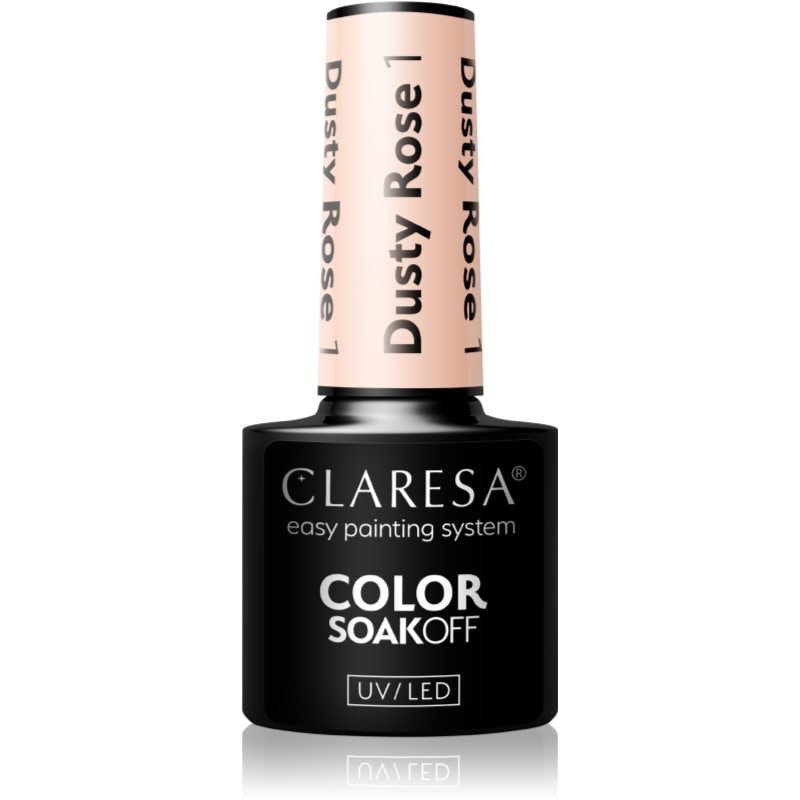 Claresa SoakOff UV/LED Color Dusty Rose гел лак за нокти - Грим - Сравни цени от 1 магазин с безплатна доставка