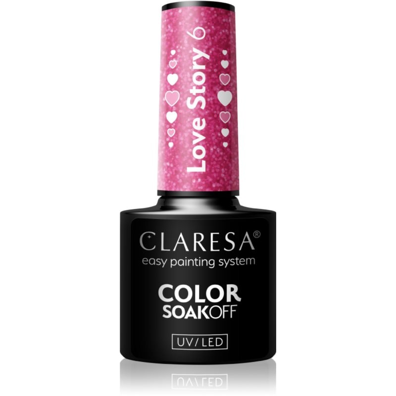 Claresa Claresa SoakOff UV/LED Color Love Story гел лак за нокти - Унисекс парфюм 5мл - Сравни цени от 1 магазин с безплатна доставка