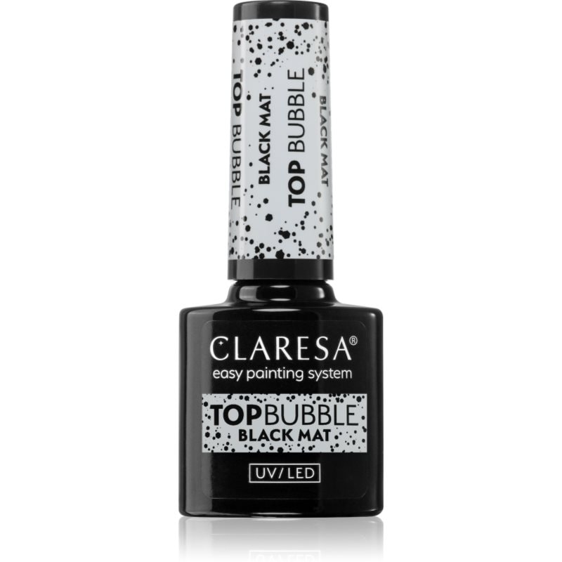 Claresa UV/LED Top Bubble гел топ лак за нокти матов - Грим - Сравни цени от 1 магазин с безплатна доставка