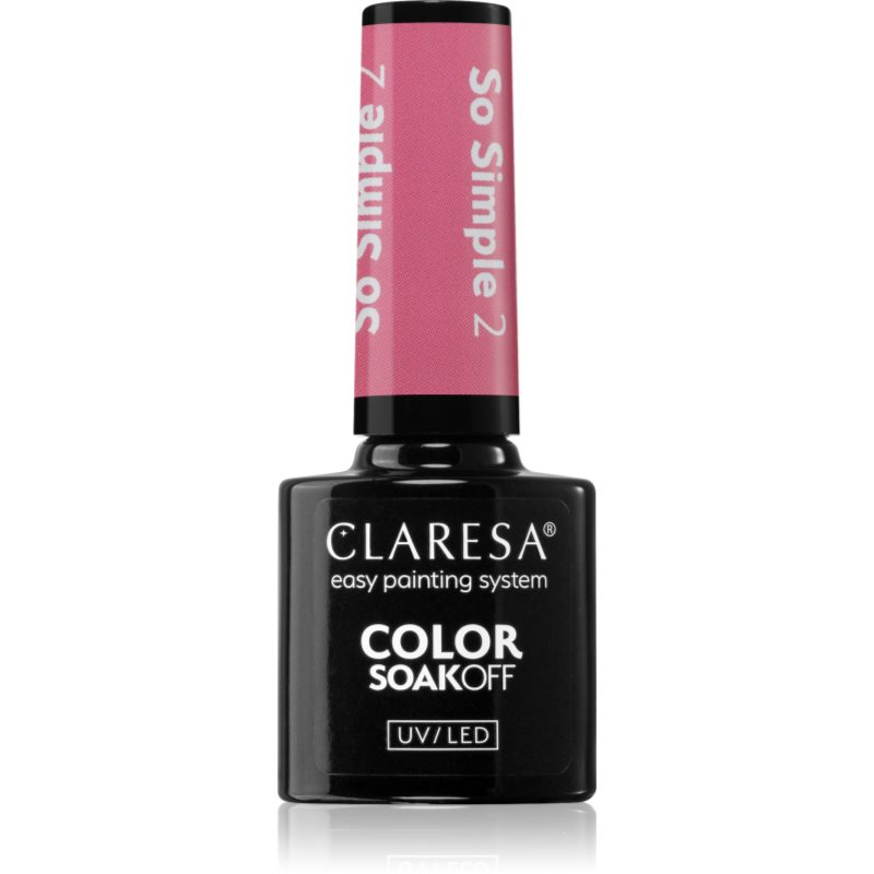 Claresa SoakOff UV/LED Color So Simple гел лак за нокти цвят 2 5 гр. - Грим - Сравни цени от 1 магазин с безплатна доставка