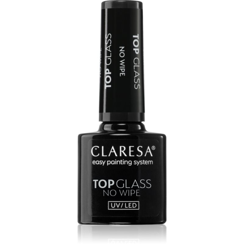 Claresa UV/LED Top Glass No Wipe топ лак за защита и блясък без лепкавост - Грим - Сравни цени от 1 магазин с безплатна доставка