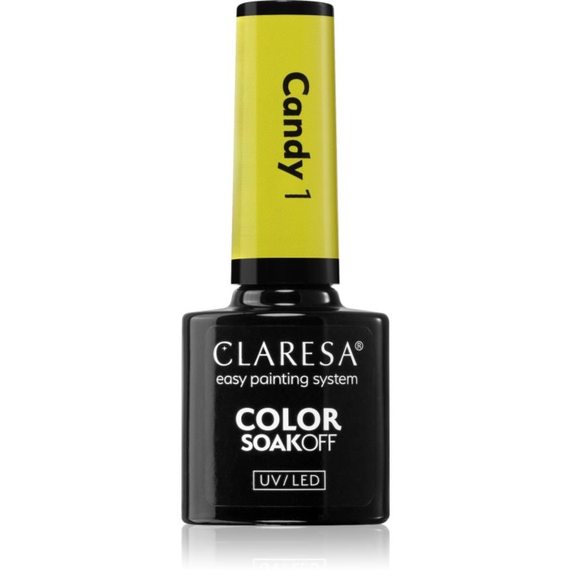 Claresa SoakOff UV/LED Color Candy гел лак за нокти - Грим - Сравни цени от 1 магазин с безплатна доставка