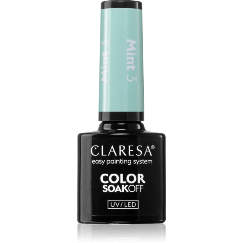Claresa SoakOff UV/LED Color Mint гел лак за нокти - Грим - Сравни цени от 1 магазин с безплатна доставка