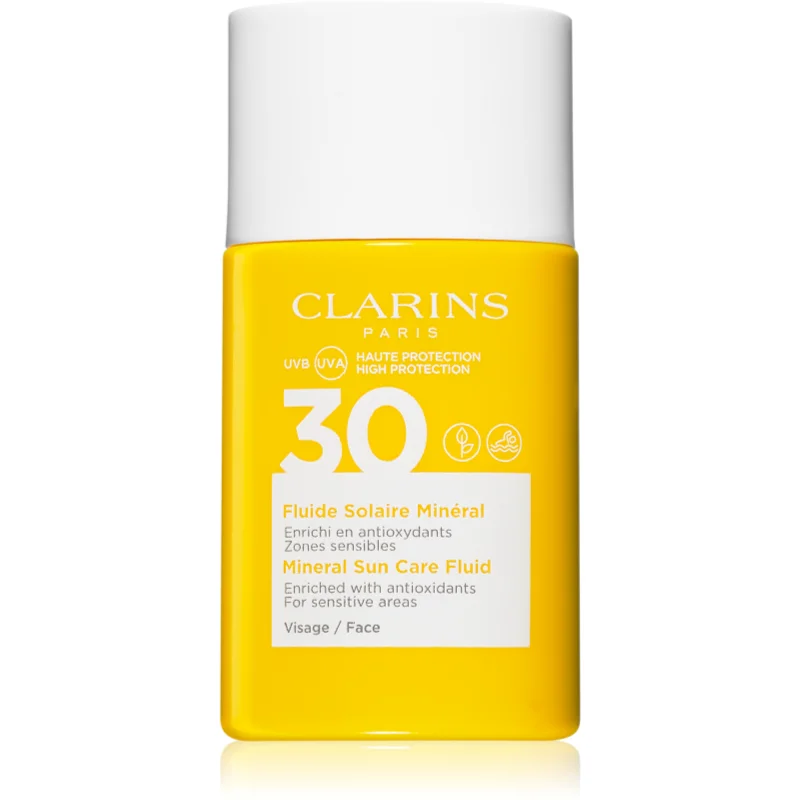 Clarins Mineral Sun Care Fluid минерален слънцезащитен флуид за лице SPF 30 - Грижа за тяло - Сравни цени от 1 магазин с безплатна доставка
