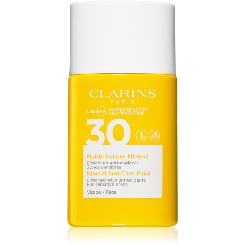 Clarins Mineral Sun Care Fluid минерален слънцезащитен флуид за лице SPF 30 - Грижа за тяло - Сравни цени от 1 магазин с безплатна доставка