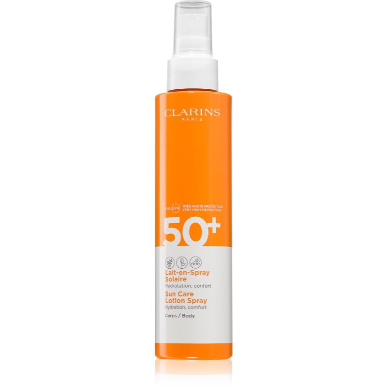 Clarins Sun Care Lotion Spray слънцезащитен спрей SPF 50+ - Грижа за тяло - Сравни цени от 1 магазин с безплатна доставка