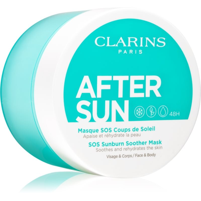 Clarins After Sun SOS Sunburn Soother Mask успокояваща маска след слънчеви бани