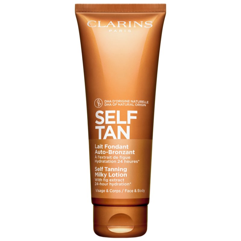 Clarins Self Tan Milky Lotion бронзиращ лосион за тяло и лице - Грижа за тяло - Сравни цени от 1 магазин с безплатна доставка