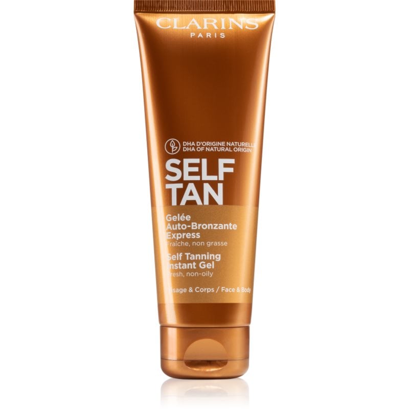 Clarins Self Tan Instant Gel бронзиращ гел за тяло и лице