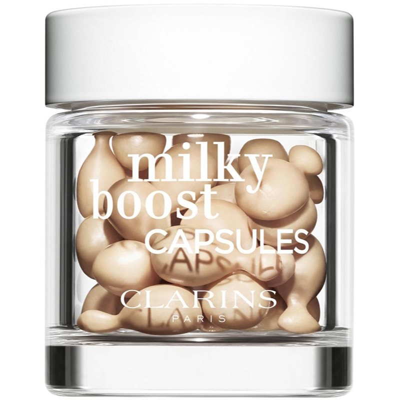 Clarins Milky Boost Capsules озаряващ фон дьо тен капсули - Грим - Сравни цени от 1 магазин с безплатна доставка