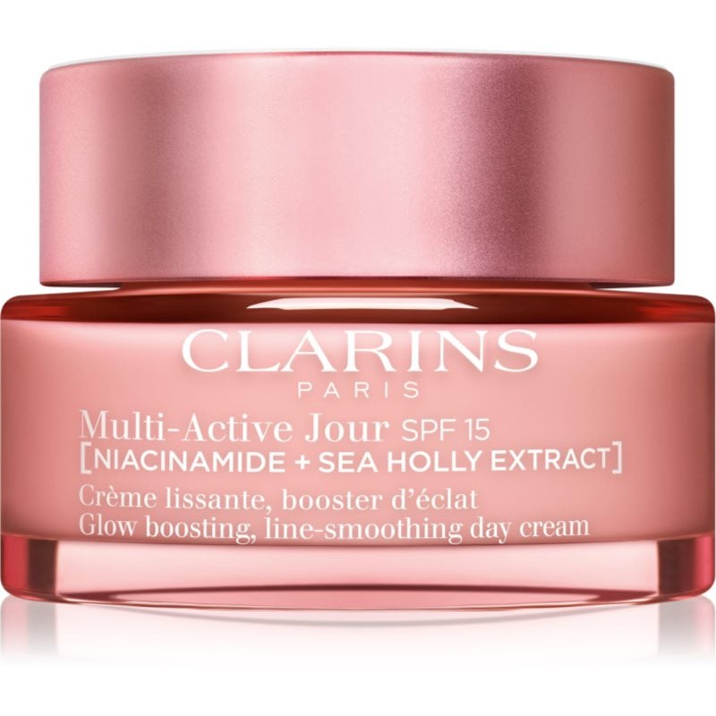 Clarins Multi-Active Day Cream SPF 15 изглаждащ и озаряващ крем SPF 15