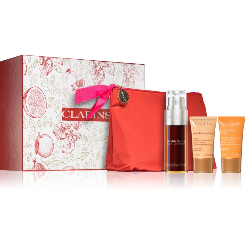 Clarins Double Serum & Extra Firming Collection подаръчен комплект за зряла кожа - Комплект - Сравни цени от 1 магазин с безплатна доставка