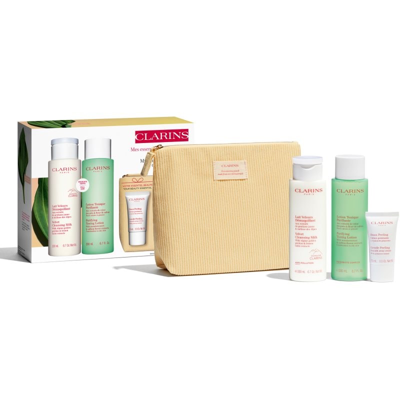 Clarins Cleansing Essentials Combination Skin подаръчен комплект за смесена кожа - Комплект - Сравни цени от 1 магазин с безплатна доставка