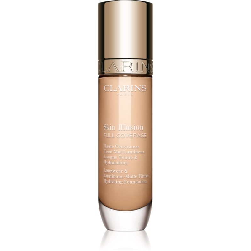 Clarins Skin Illusion Hydrating Foundation високо покривен фон дьо тен - Грим - Сравни цени от 1 магазин с безплатна доставка