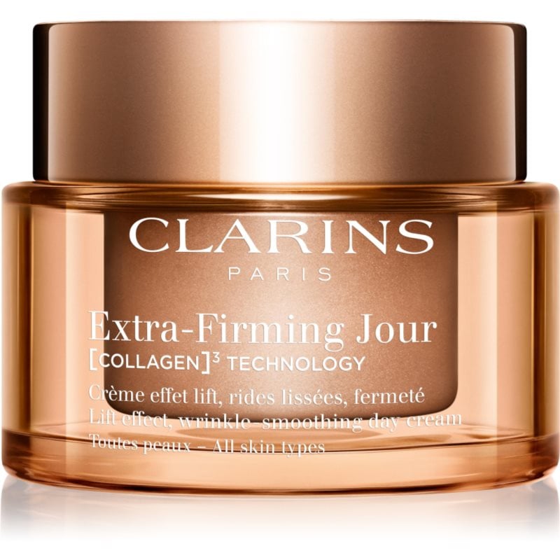 Clarins Extra-Firming Day Cream дневен лифтинг крем против бръчки за всички типове кожа на лицето
