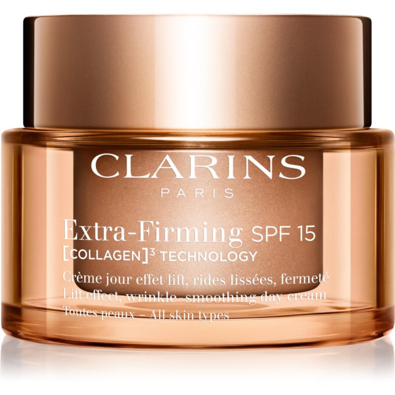 Clarins Extra-Firming Day Cream SPF15 дневен лифтинг крем против бръчки SPF 15 - Грижа за лице - Сравни цени от 1 магазин с безплатна доставка