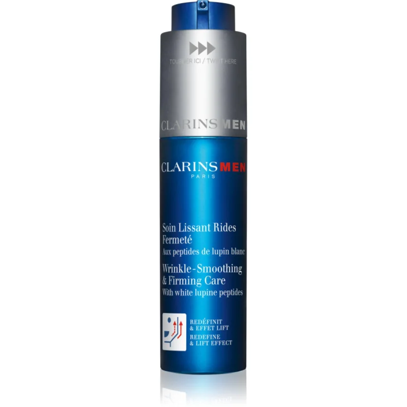 Clarins ClarinsMen Wrinkle Smoothing & Firming Care крем против бръчки за мъже - Грижа за лице - Сравни цени от 1 магазин с безплатна доставка