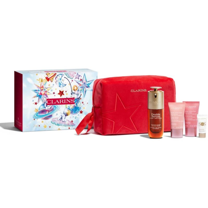 Clarins Double Serum & Multi-Active Collection подаръчен комплект за младежки вид Luminosity - Комплект - Сравни цени от 1 магазин с безплатна доставка
