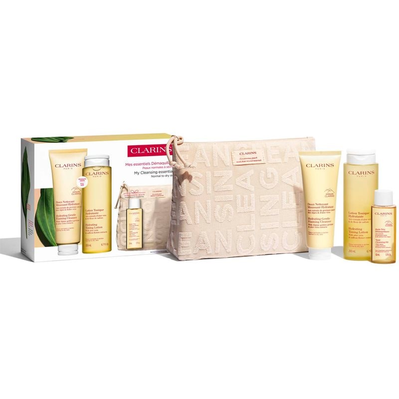 Clarins Cleansing Essentials Normal Skin подаръчен комплект за перфектно почистена кожа - Комплект - Сравни цени от 1 магазин с безплатна доставка